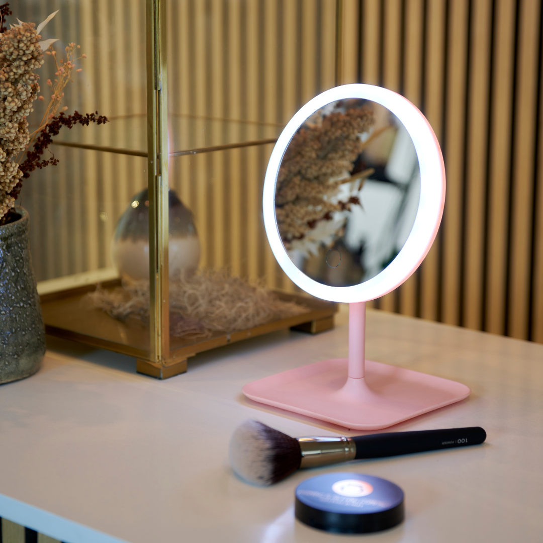 LED makeup spejl