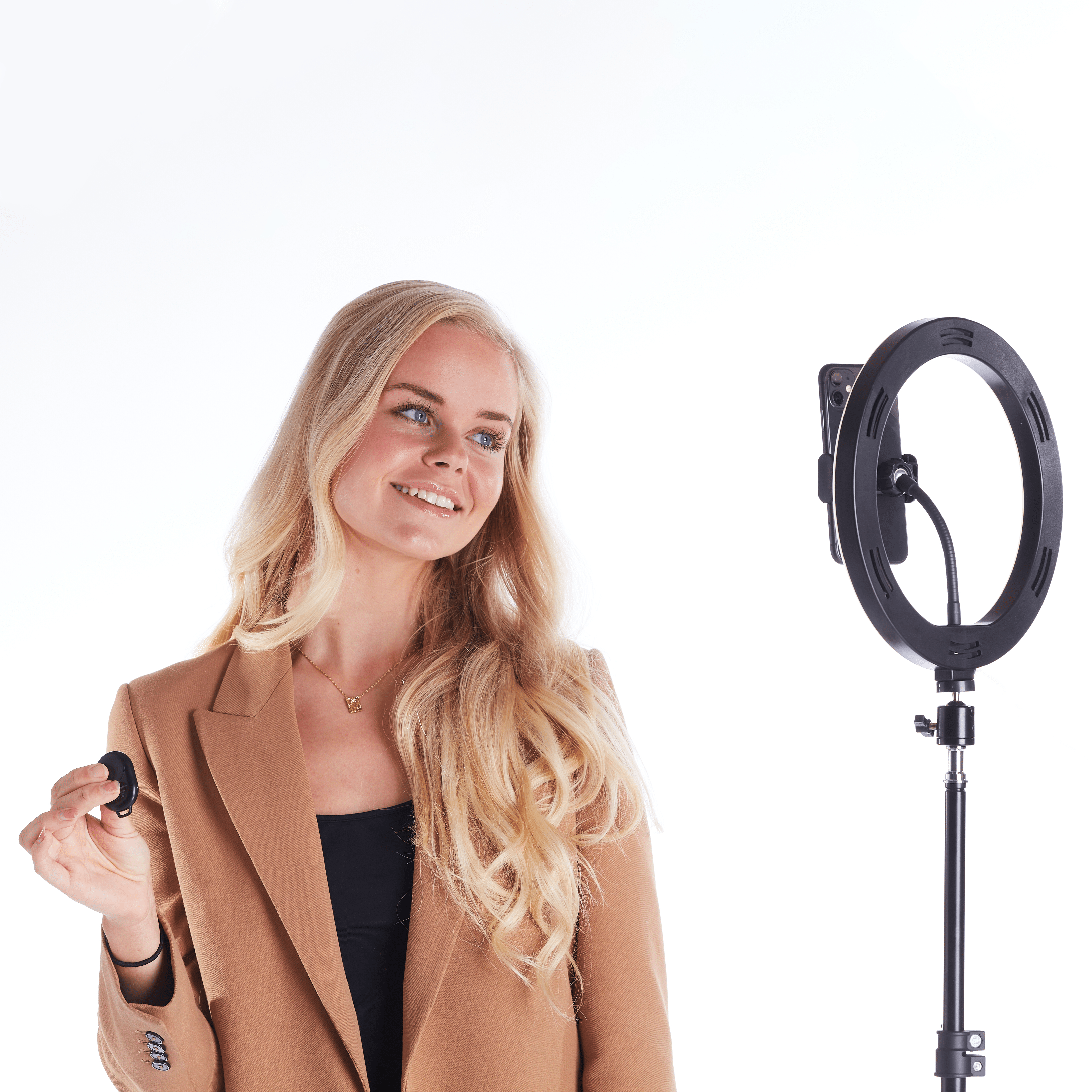 Ring Light med stativ - Selfietime.dk