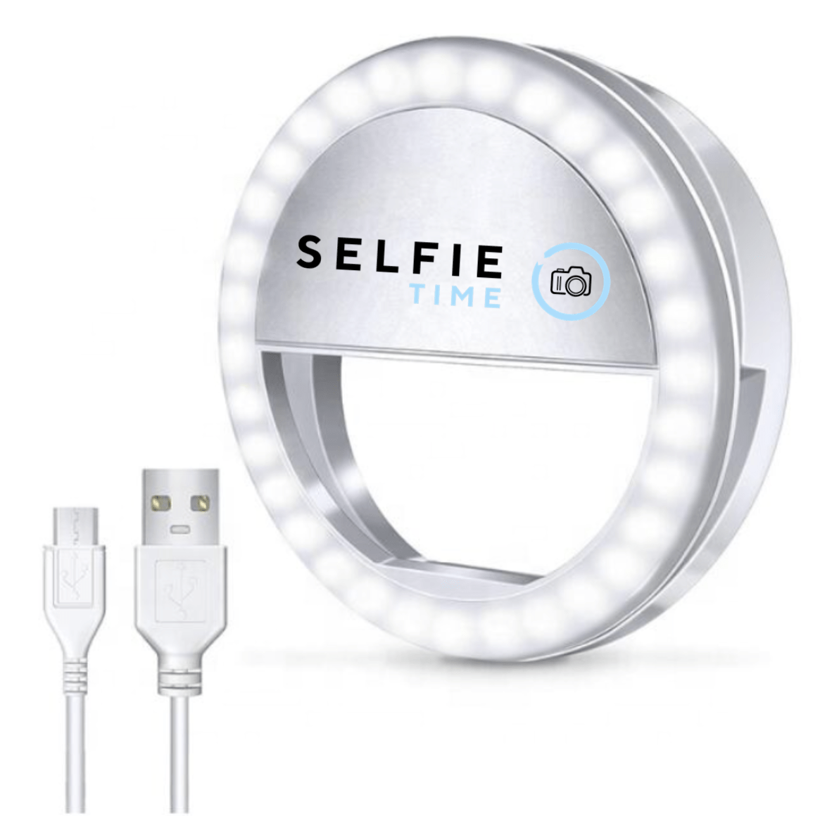 Clip on Ring Light - Selfietime.dk