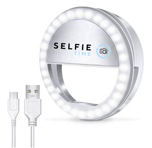 Clip on Ring Light - Selfietime.dk