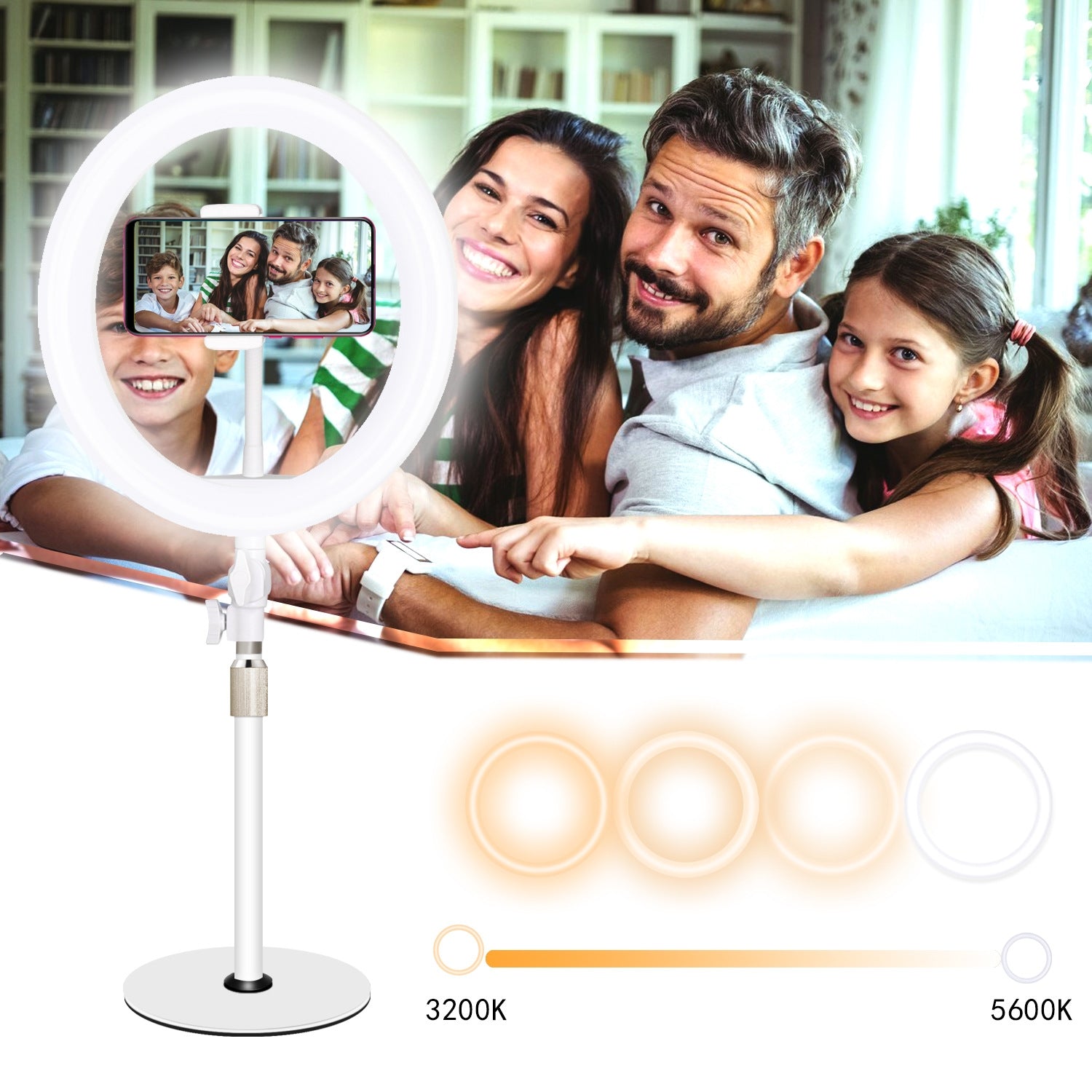 Ring Light bordlampe